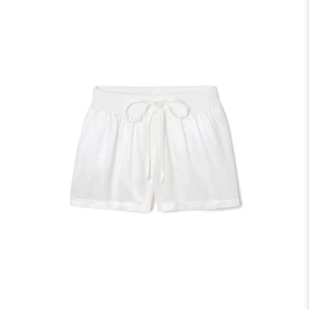 White pj harlow pajama shorts